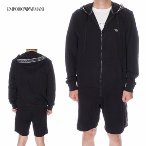 EMPORIO ARMANI ジップパーカー ハーフパンツ セットアップ スウェット 111784 111004 4R571 00020