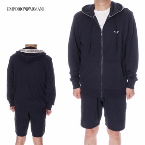 EMPORIO ARMANI ジップパーカー ハーフパンツ セットアップ スウェット 111784 111004 4R571 00135