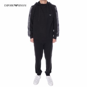 EMPORIO ARMANI プルオーバーパーカー ロングパンツ セットアップ スウェット 112052 112082 4R571 00020