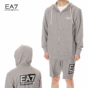 EMPORIO ARMANI EA7 ジップパーカー ハーフパンツ セットアップ 3DPM53 3DPS63 PJ05Z 3905