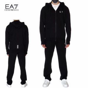 EMPORIO ARMANI EA7 セットアップ スウェット上下 ジップパーカー 8NPV50 PJ05Z 1200