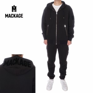 MACKAGE セットアップ ジップパーカー パンツ 上下 KRYS ZP MARVIN V BLACK