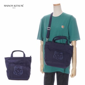 MAISON KITSUNE トートバッグ ショルダー スモール LW05103WW0107 P476