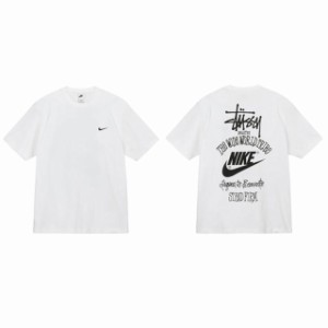 Stussy x Nike ステューシー Tシャツ メンズ レディース ロゴ Ｔシャツ 半袖 Stussy カジュアル 半袖Tシャツ 送料無料 並行輸入品