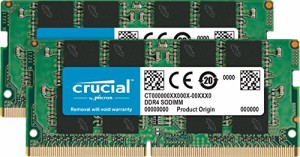 Crucial ノートPC用増設メモリ 16GB(8GBx2枚) DDR4 3200MT/s(PC4-25600) CL22 SODIMM 26