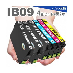 IB09CL4B ４色セット+黒２本 エプソン インク 互換インク IB09 IB09KB IB09CB IB09MB IB09YB PX-M730F 電卓