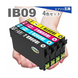 IB09CL4B ４色セット エプソン インク 互換インク IB09 IB09KB IB09CB IB09MB IB09YB PX-M730F 電卓 epsonインク