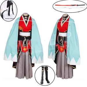 送料無料 刀剣乱舞ONLINE 風いずみのかみかねさだ コスプレ 衣装 ウィッグ cos靴 道具刀 男女兼用 コスチューム 演出服 アニメ ゲーム ハ