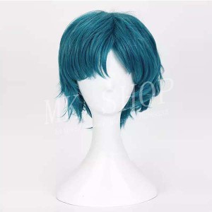 送料無料美少女戦士セーラームーン 風 水野 亜美 コスプレウィッグ 激安 WIG 高温耐熱cosplay コスチューム 撮影 観賞 武器 漫遊展 クリ