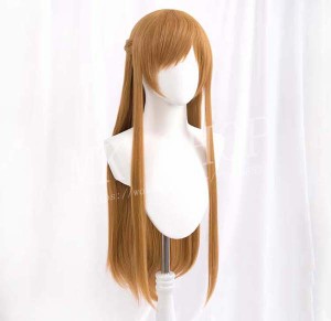 送料無料ソードアートオンライン風 結城 明日奈 コスプレウィッグ 激安 WIG 高温耐熱cosplay コスチューム 撮影  クリスマス 祭りプレゼ