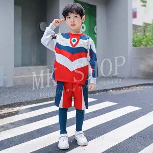  送料無料ウルトラマンティガ  風 コスプレ日常衣装 子供 キッズ 春秋服 ハロウィンコスチュームパーティー仮装演出道具Halloween特集