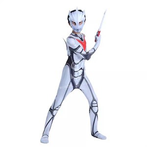  送料無料 ウルトラマンノア 風 新作 全身タイツコスプレ衣装子供 キッズ ハロウィンコスチュームパーティー仮装演出道具Halloween特集