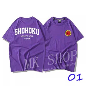 送料無料SLAM DUNK スラムダンク 周辺 コスプレ Tシャツ  韓流グッズ 夏新作 速乾 半袖  上着 コート応援服