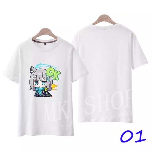 送料無料ブルーアーカイブ 砂狼シロコ コスプレ周辺 Tシャツ  韓流グッズ 夏新作 男女兼用 半袖 応援服上着 コート通気 吸汗 速乾