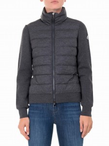 【MONCLER/モンクレール/フリルxニットxウールダウンジャケット】【レディース】【2016-2017AW秋冬/カーディガン/軽量ダウン/ライトダウ