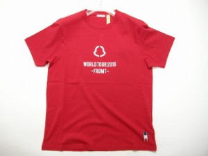 【MONCLER/モンクレール/GENIUS/FRAGMENT/フラグメント/ロゴTシャツ/TEE/半袖】【メンズ/2019SS/春夏/455/レッド/赤】【サイズS/M/L】【