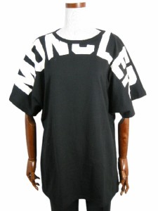 【MONCLER/モンクレール/T-SHIRT GIROCOLLO/半袖Tシャツ/TEE/オーバーサイズTシャツ/レディース (メンズも着用可)/2020SS/春夏/999/ブラ