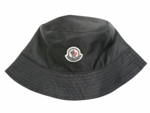 【MONCLER/モンクレール/HAT/バケットハット  ナイロンハット 帽子 ハット/キャップ/レディース/2022SS/春夏/999/ブラック/黒/093-3B0002