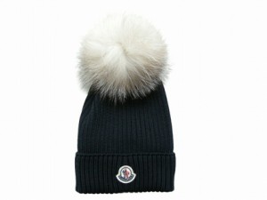 【MONCLER/モンクレール/BERRETTO/FOXファー付きボンボンニットキャップ/ぼんぼんニットキャップ/CAP/ファーニット帽子/KIDS/ガール/2020