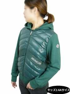 MONCLER/モンクレール/SWEAT SHIRT/スウェット切替ダウンパーカー/ライトダウンジャケット/スウェットパーカー/スウェットダウン/ダウン