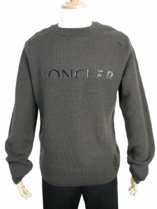 【MONCLER/モンクレール/GIROCOLLO TRICOT/ニットセーター/クルーネック/メンズ/2020-2021AW/秋冬/カーディガン/ニット/831/カーキ系/9C7