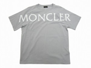 【MONCLER/モンクレール/MAGLIA GIROCOLLO/ビッグロゴTシャツ/TEE/半袖/T-SHIRT/2021SS/春夏/908/グレー系/メンズ/8C7C5-10-829H8】【サ