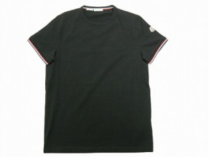 【MONCLER/モンクレール/MAGLIA T-SHIRT/ロゴ半袖 Tシャツ/ストレッチ/TEE/カットソー/クルーネック/2022SS/春夏/999/ブラック/黒/メンズ