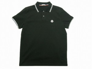 【MONCLER/モンクレール/MAGLIA POLO MANICA C/ポロシャツ/POLO SHIRT/半袖鹿の子Tシャツ/TEE/2021SS/春夏/999/ブラック/黒/メンズ/8A706