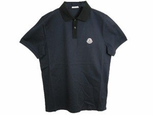 【MONCLER/モンクレール/SS POLO/2トーンカラー 襟ロゴ ポロシャツ/POLO SHIRT/半袖/鹿の子Tシャツ/TEE/カットソー/メンズ/2022SS/春夏/7