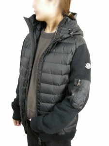 【MONCLER/モンクレール/CARDIGAN TRICOT/MA-1型ニット切替ダウンパーカー/ニットダウン/ライトダウンジャケット/ダウンカーディガン/ダ