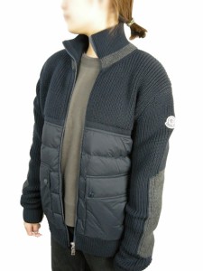 【MONCLER/モンクレール/CARDIGAN TRICOT/ニット切替ダウンジャケット/ニットダウン/ライトダウンジャケット/ダウンカーディガン/ダウン