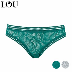 10%OFF 送料無料 LOU ルー ショーツ 総レース ビキニ LO02337 レディース 下着 グリーン ホワイト