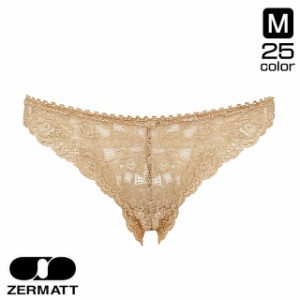 10%OFF 送料無料 ZERMATT ツェルマット ビキニ ショーツ ローライズ 1069 M レディース 日本製 総レース アウターに響きにくい