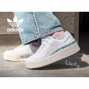 adidas アディダス フォーラム ボールド リバティ スニーカー FORUM BOLD J LIBERTY LDN WHITE/BLUE 厚底 白 青 レディース ウィメンズ J