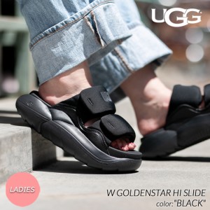 UGG W LA ALTO STITCH BLACK アグ ウィメンズ オルト ステッチ スライド サンダル レディース ( 黒 ブラック SLIDE 厚底 ウィメンズ 1152