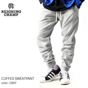 REIGNING CHAMP CUFFED SWEATPANT GRAY レイニングチャンプ カフズ スウェットパンツ ( レーニングチャンプ スエットパンツ グレー RC-51