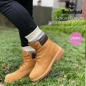 Timberland 6-INCH PREMIUM WATERPROOF BOOTS WHEAT ティンバーランド 6インチ プレミアム ブーツ ( ベージュ ウィート レディース ウィ