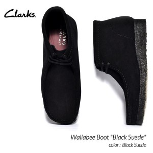 Clarks Wallabee Boot Black Suede クラークス ワラビー ブーツ シューズ ( 黒 靴 スエード boots メンズ レディース ウィメンズ 2615551