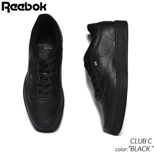 REEBOK CLUB C "BLACK" リーボック クラブ シー レザー スニーカー ( 黒 ブラック クラシックレザー CLASSIC LEATHER レディース ウィメ