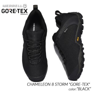 MERRELL CHAMELEON 8 STORM "GORE-TEX" BLACK メレル カメレオン ストーム シューズ スニーカー ( 黒 ブラック ゴアテックス メンズ J033