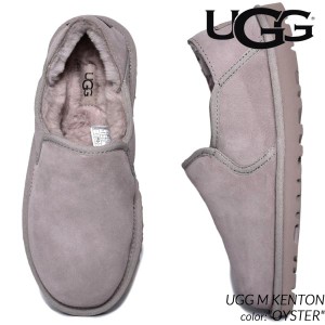 UGG M KENTON OYSTER アグ メンズ ケントン スリッポン スリッパ シューズ レディース ( ローファー グレーベージュ ウィメンズ 3010 )