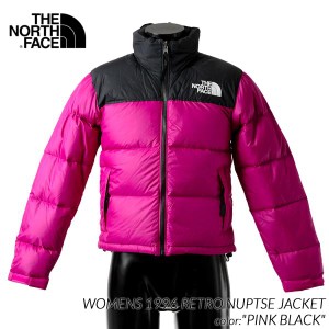 海外限定 THE NORTH FACE WOMENS 1996 RETRO NUPTSE JACKET PINK BLACK ザ ノースフェイス ヌプシ 日本未発売 ダウン NF0A3XEO146