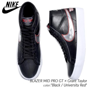 NIKE SB ZOOM BLAZER MID PRO GT Black / University Red ナイキ ブレイザー ミッド スニーカー ( 黒 ブレーザー FN4182-001 )