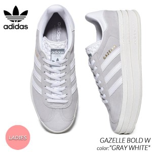 adidas GAZELLE BOLD W GRAY WHITE アディダス ガゼル ボールド スニーカー ( グレー 灰色 厚底 レディース ウィメンズ HQ6893 )