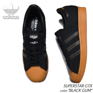 adidas SUPERSTAR GTX BLACK GUM アディダス スーパースター スニーカー ( 黒 ブラック GORE-TEX ゴアテックス メンズ IF6161 )