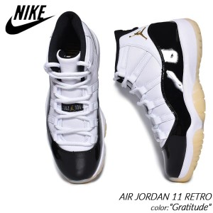 NIKE AIR JORDAN 11 RETRO Gratitude ナイキ エア ジョーダン レトロ スニーカー ( 黒 白 ブラック ホワイト メンズ CT8012-170 )