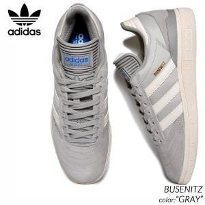 海外限定 adidas SB BUSENITZ GREY アディダス ブセニツ スニーカー ( 日本未発売 スケート SKATE グレー 白 ホワイト GRAY メンズ IE309