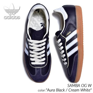 adidas SAMBA OG W Aura Black / Cream White アディダス サンバ スニーカー ( 黒 ブラック レザー メンズ レディース ウィメンズ IG6836