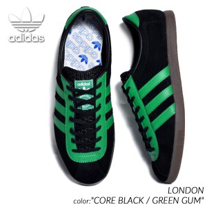adidas LONDON CORE BLACK / GREEN GUM アディダス ロンドン スニーカー ( 黒 ブラック 緑 グリーン メンズ シティーシリーズ IE0826 )