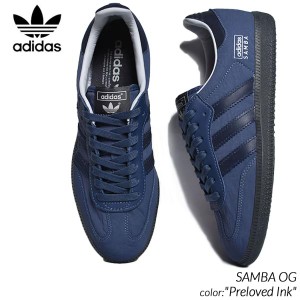 adidas SAMBA OG “Preloved Ink” アディダス サンバ スニーカー ( 紺 ネイビー ナイロン ガムソール メンズ レディース ウィメンズ IG6